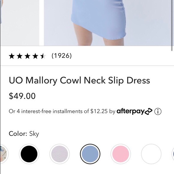 Urban Outfitters Mallory Cowl Neck Slip Dress - Picture 4 of 5